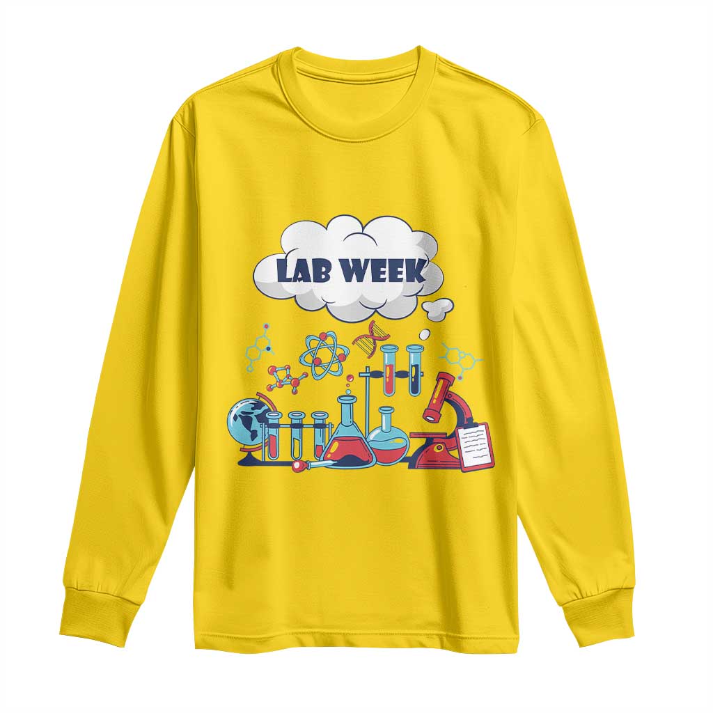 Lab Week Long Sleeve Shirt Medical Laboratory Science Lab Experiments