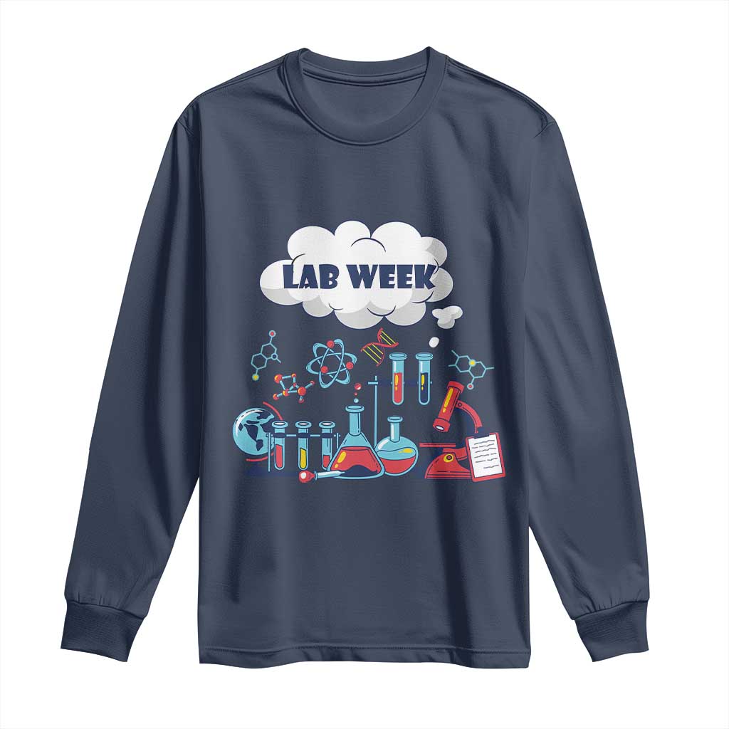 Lab Week Long Sleeve Shirt Medical Laboratory Science Lab Experiments