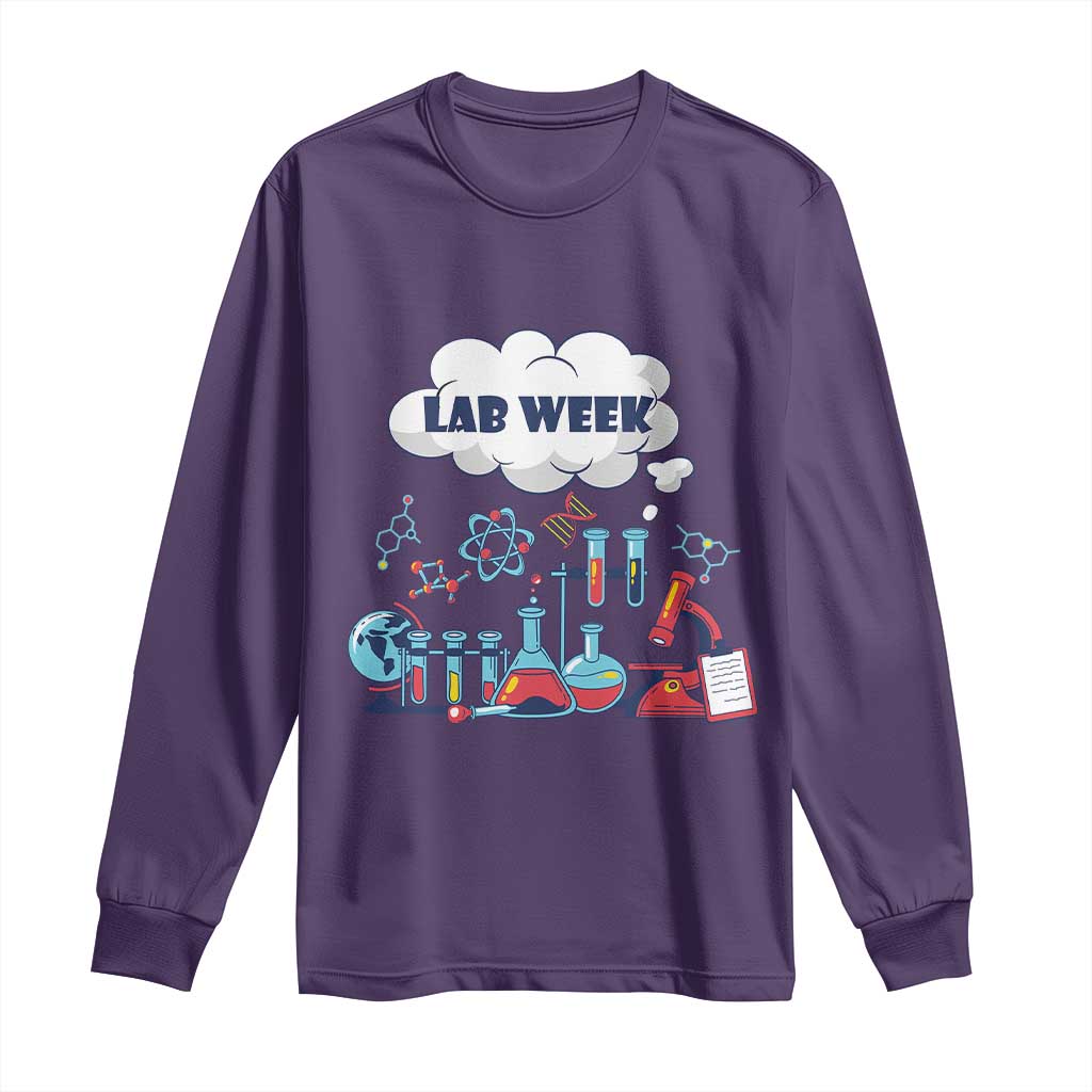 Lab Week Long Sleeve Shirt Medical Laboratory Science Lab Experiments