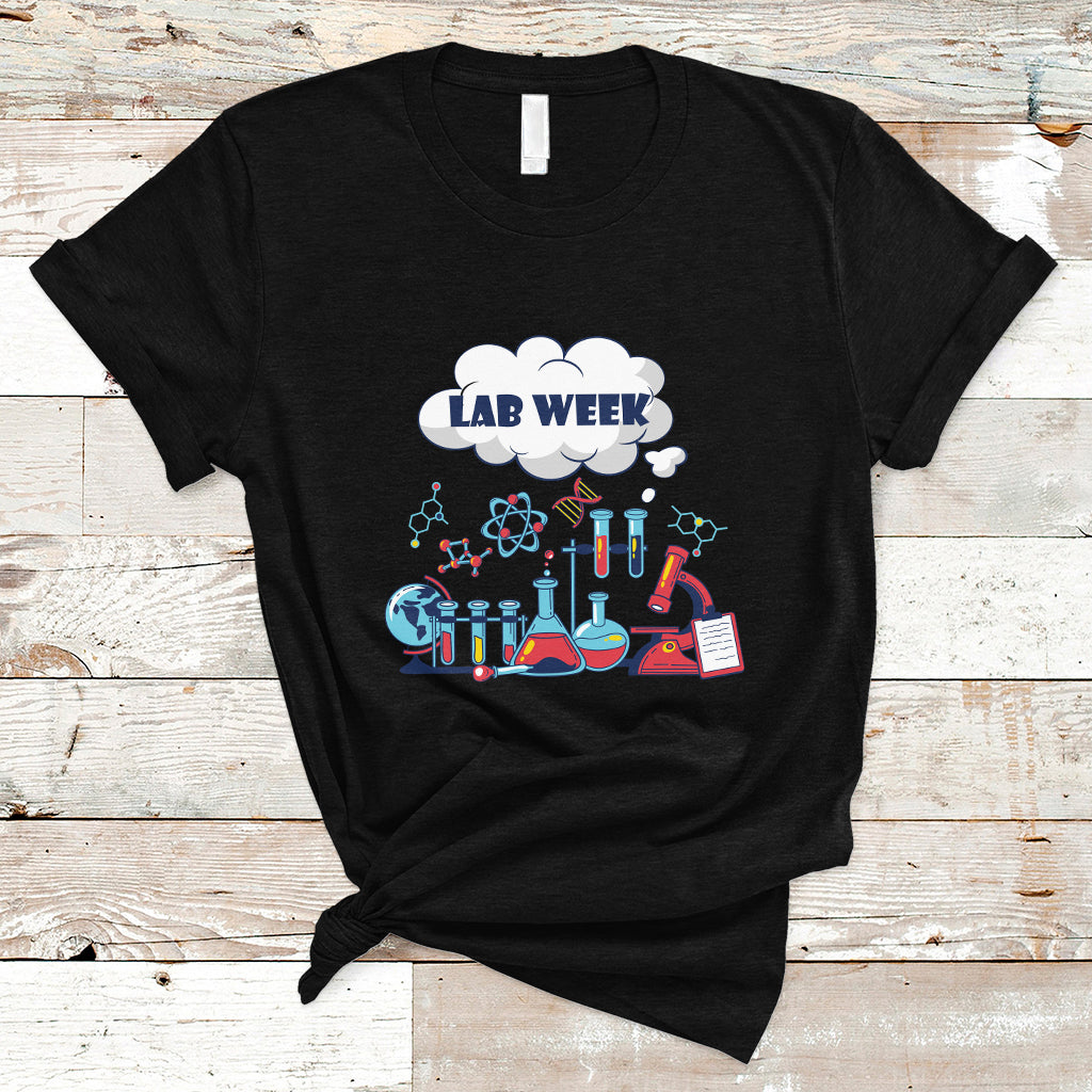 Medical Lab Tech T Shirt Lab Week Medical Laboratory Science Lab Experiments - Wonder Print Shop
