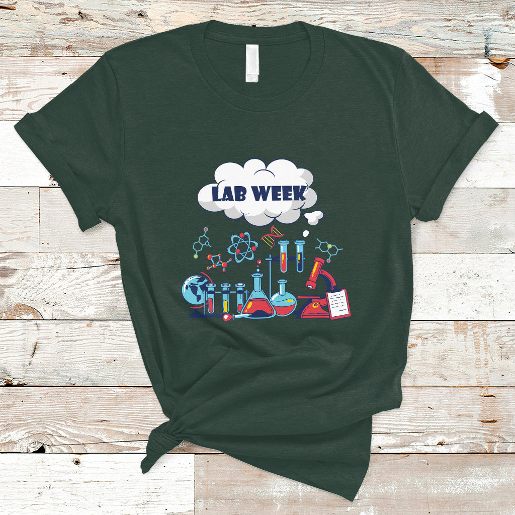 Medical Lab Tech T Shirt Lab Week Medical Laboratory Science Lab Experiments - Wonder Print Shop