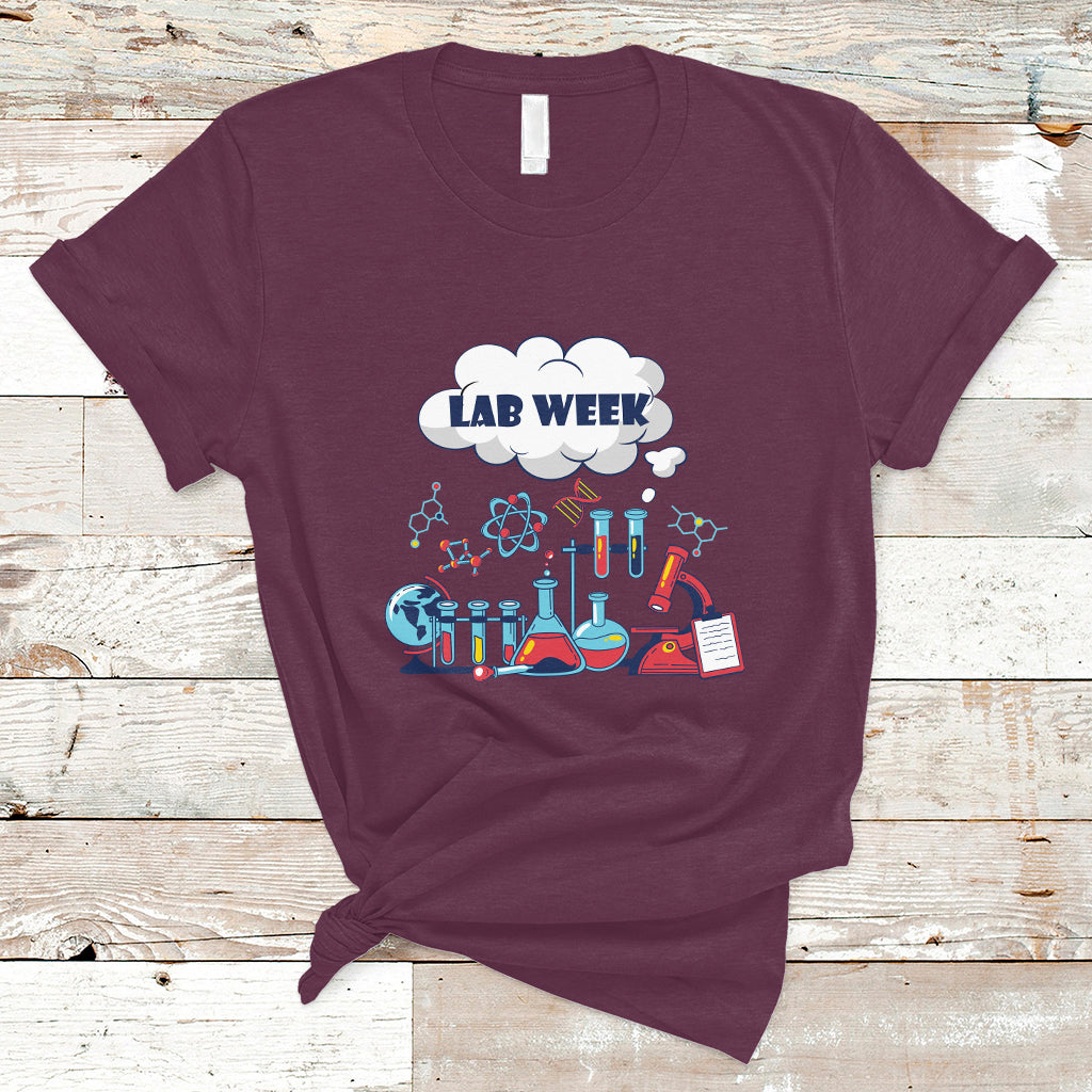Medical Lab Tech T Shirt Lab Week Medical Laboratory Science Lab Experiments - Wonder Print Shop