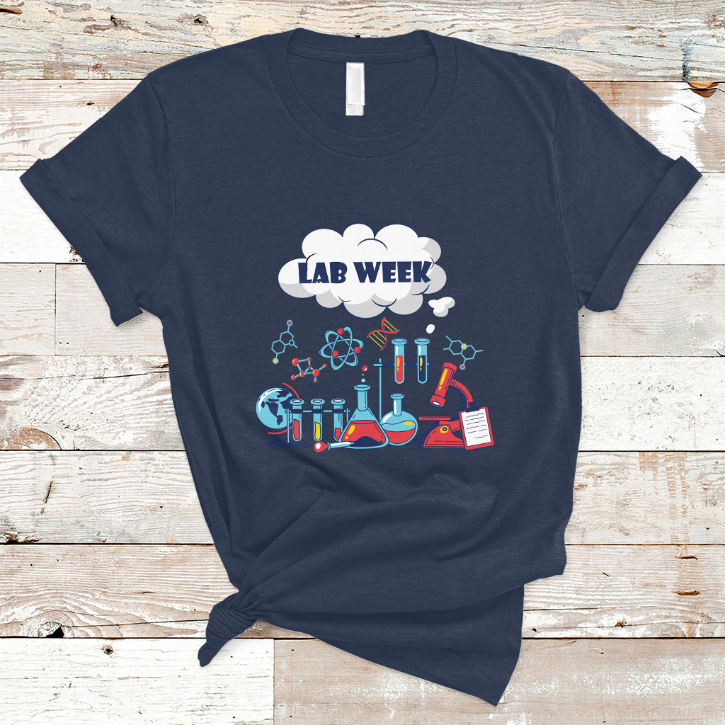 Medical Lab Tech T Shirt Lab Week Medical Laboratory Science Lab Experiments - Wonder Print Shop