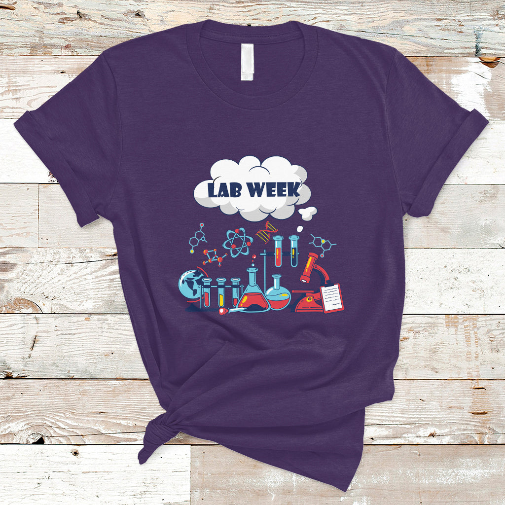 Medical Lab Tech T Shirt Lab Week Medical Laboratory Science Lab Experiments - Wonder Print Shop