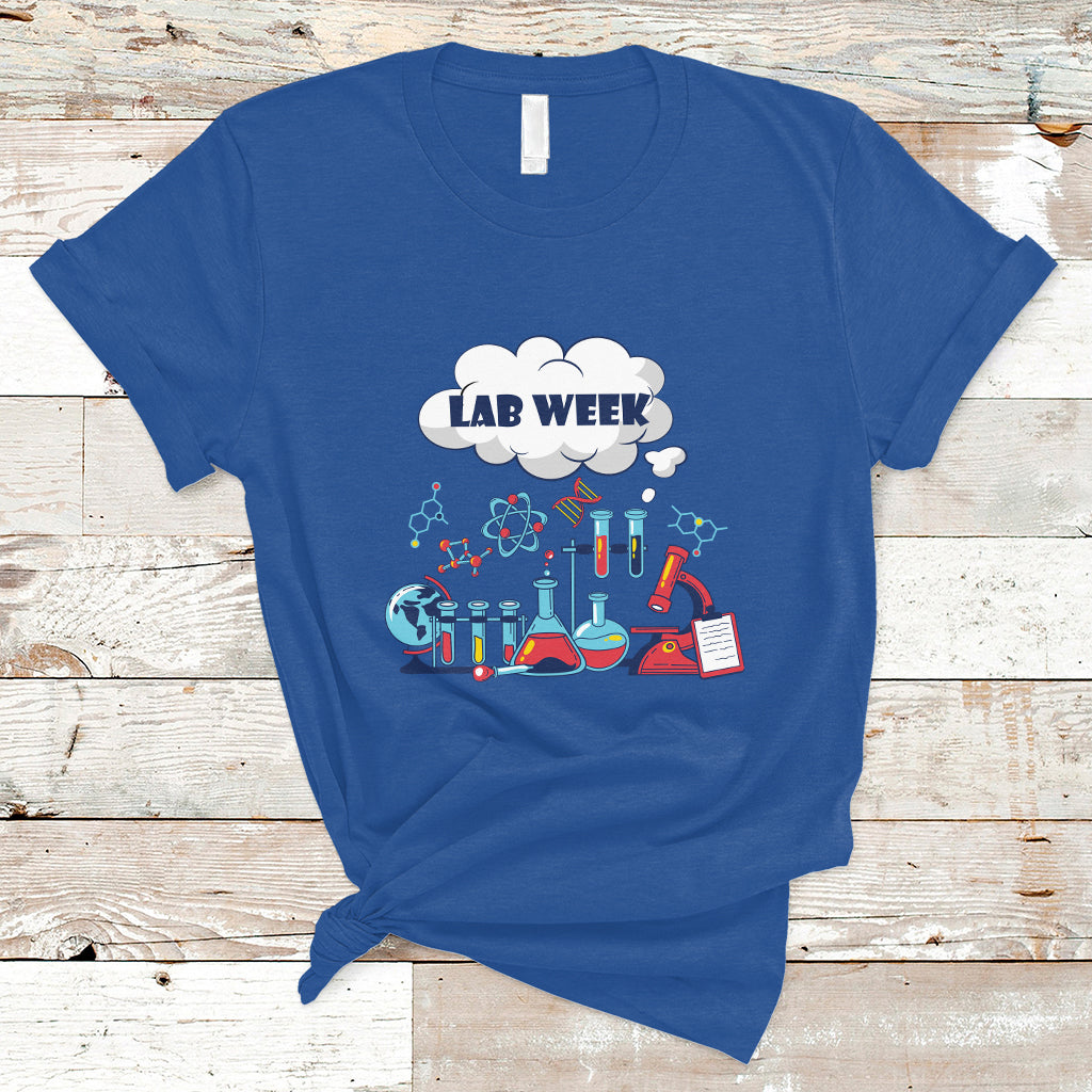 Medical Lab Tech T Shirt Lab Week Medical Laboratory Science Lab Experiments - Wonder Print Shop