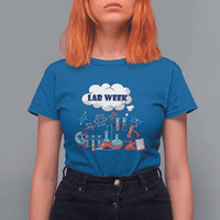 Lab Week T Shirt For Women Medical Laboratory Science Lab Experiments
