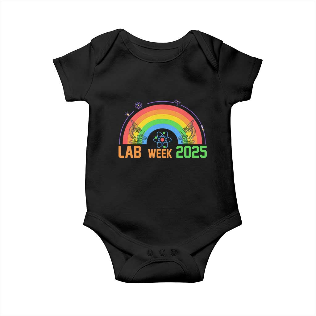 Lab Week Baby Onesie Medical Laboratory Science Lab Rainbow