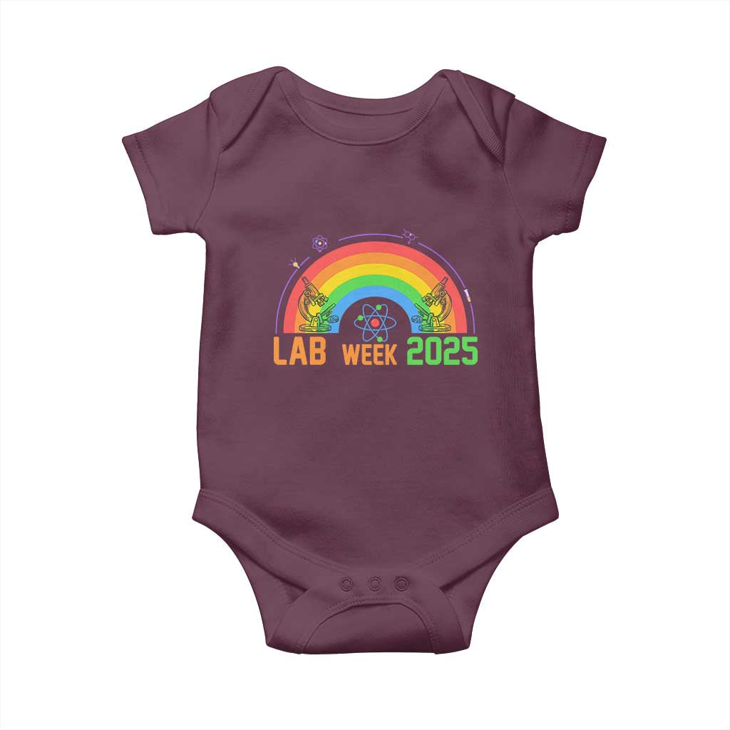 Lab Week Baby Onesie Medical Laboratory Science Lab Rainbow