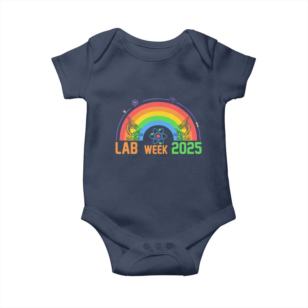 Lab Week Baby Onesie Medical Laboratory Science Lab Rainbow