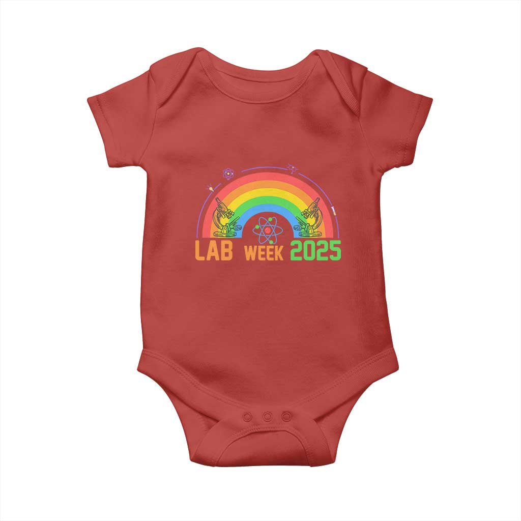 Lab Week Baby Onesie Medical Laboratory Science Lab Rainbow