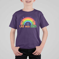 Lab Week T Shirt For Kid Medical Laboratory Science Lab Rainbow