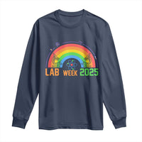 Lab Week Long Sleeve Shirt Medical Laboratory Science Lab Rainbow