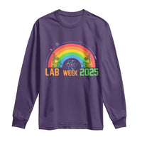 Lab Week Long Sleeve Shirt Medical Laboratory Science Lab Rainbow