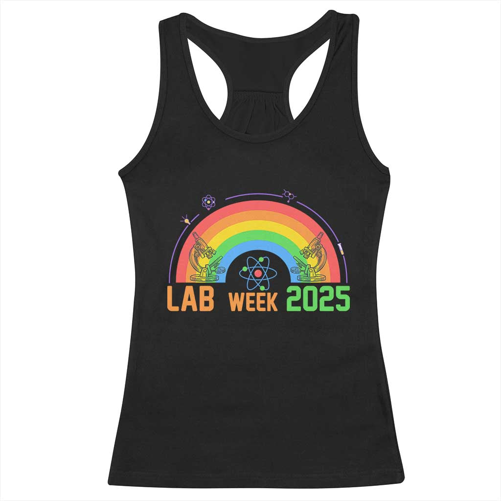 Lab Week Racerback Tank Top Medical Laboratory Science Lab Rainbow
