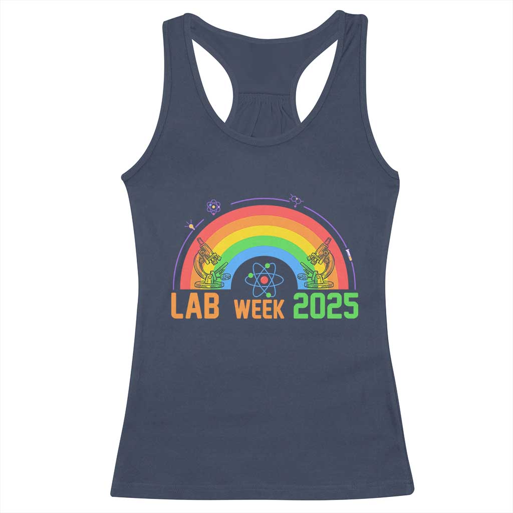 Lab Week Racerback Tank Top Medical Laboratory Science Lab Rainbow