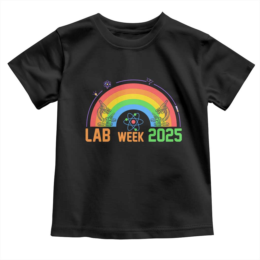 Lab Week Toddler T Shirt Medical Laboratory Science Lab Rainbow