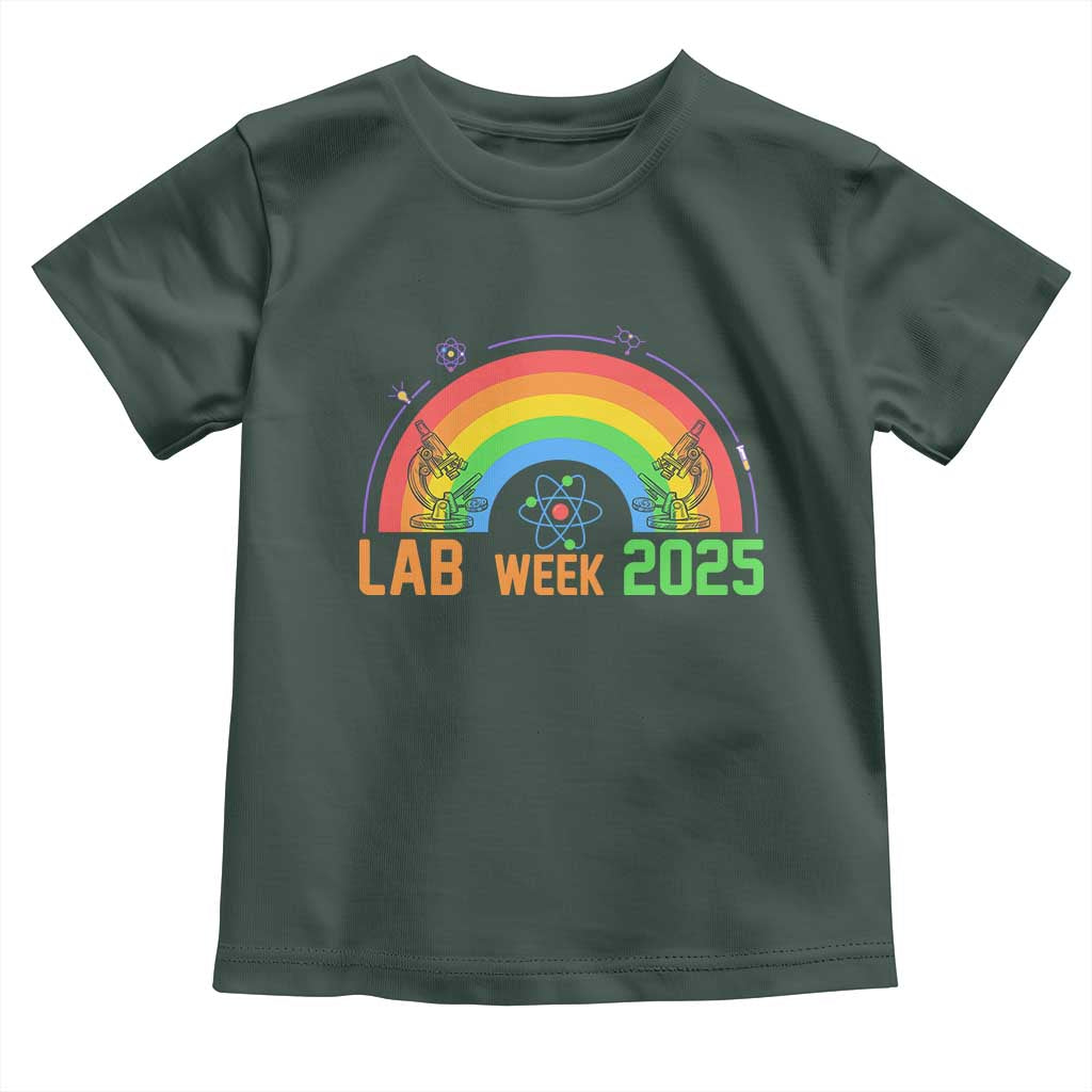 Lab Week Toddler T Shirt Medical Laboratory Science Lab Rainbow
