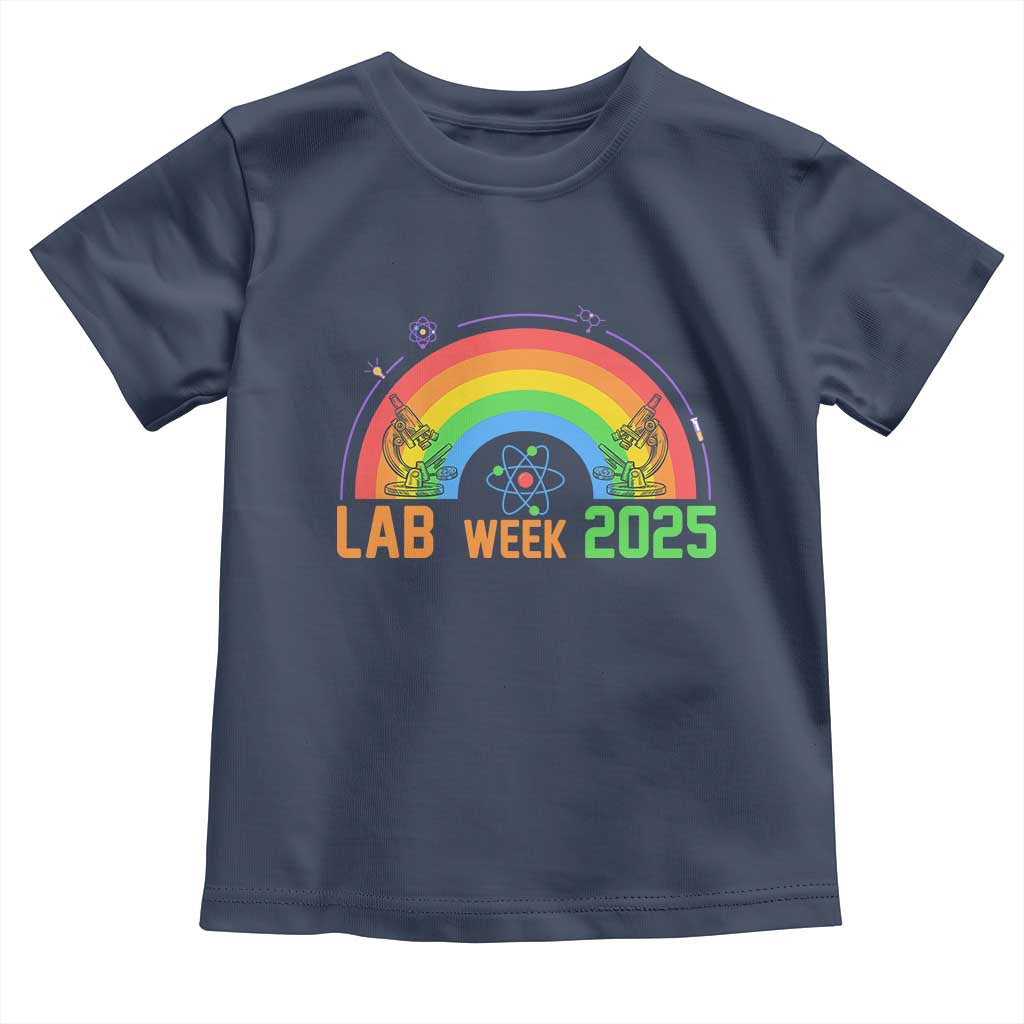Lab Week Toddler T Shirt Medical Laboratory Science Lab Rainbow