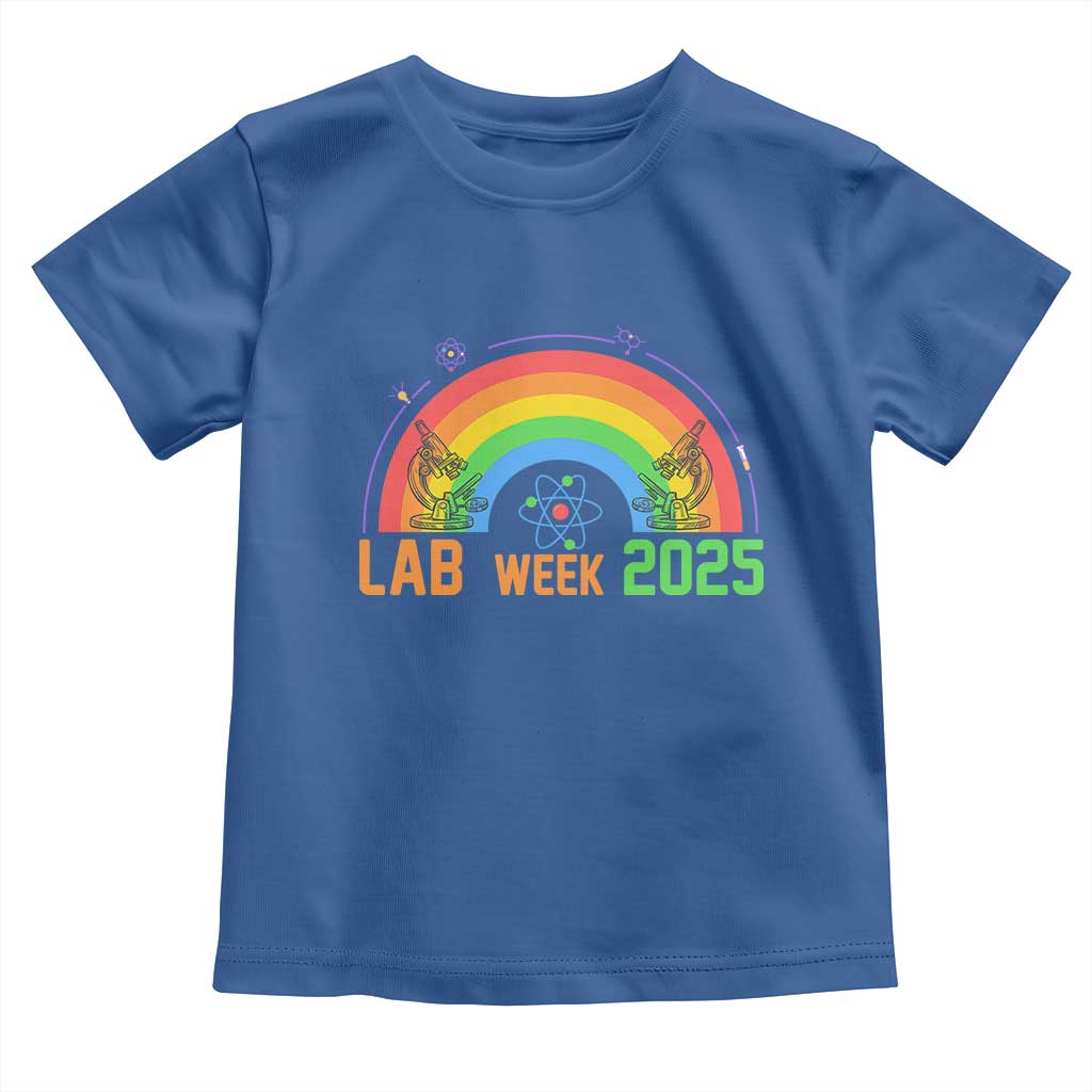 Lab Week Toddler T Shirt Medical Laboratory Science Lab Rainbow