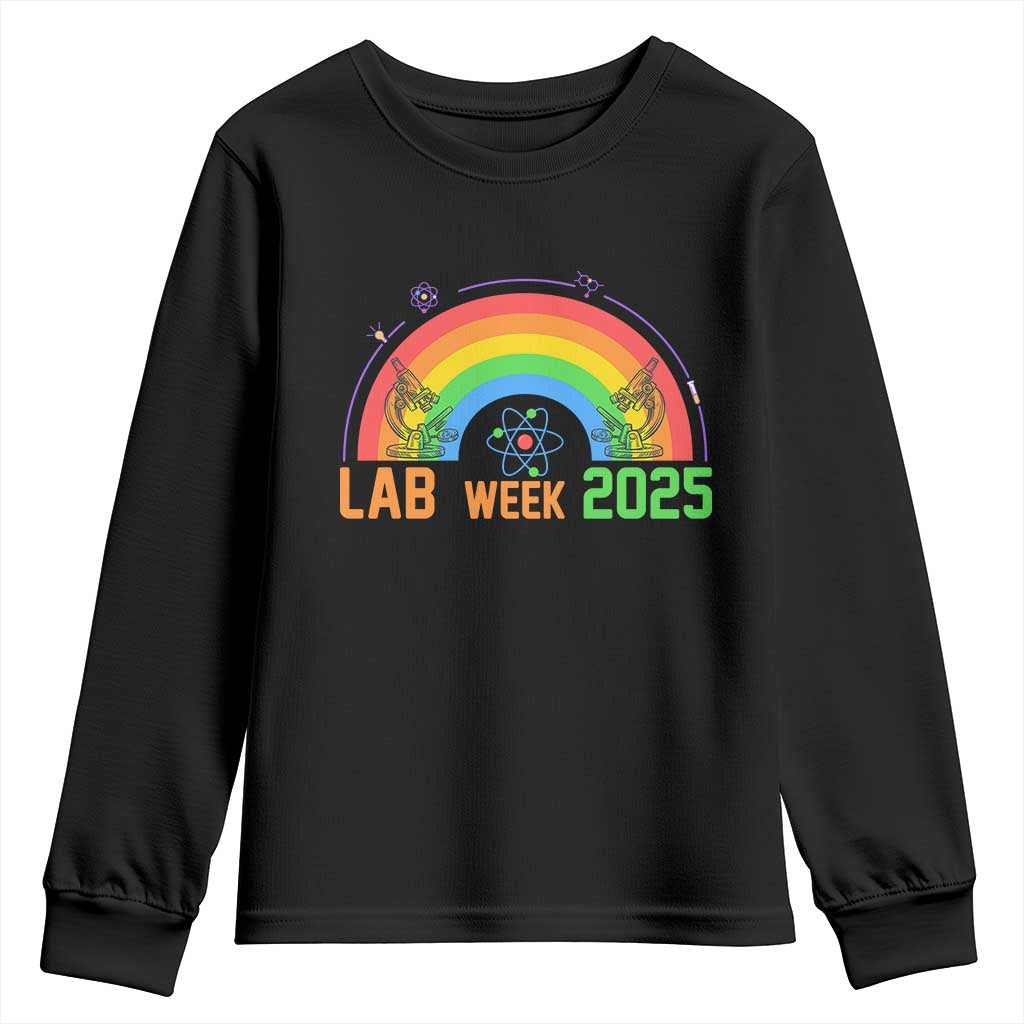 Lab Week Youth Sweatshirt Medical Laboratory Science Lab Rainbow