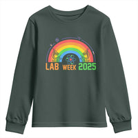 Lab Week Youth Sweatshirt Medical Laboratory Science Lab Rainbow