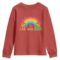 Lab Week Youth Sweatshirt Medical Laboratory Science Lab Rainbow