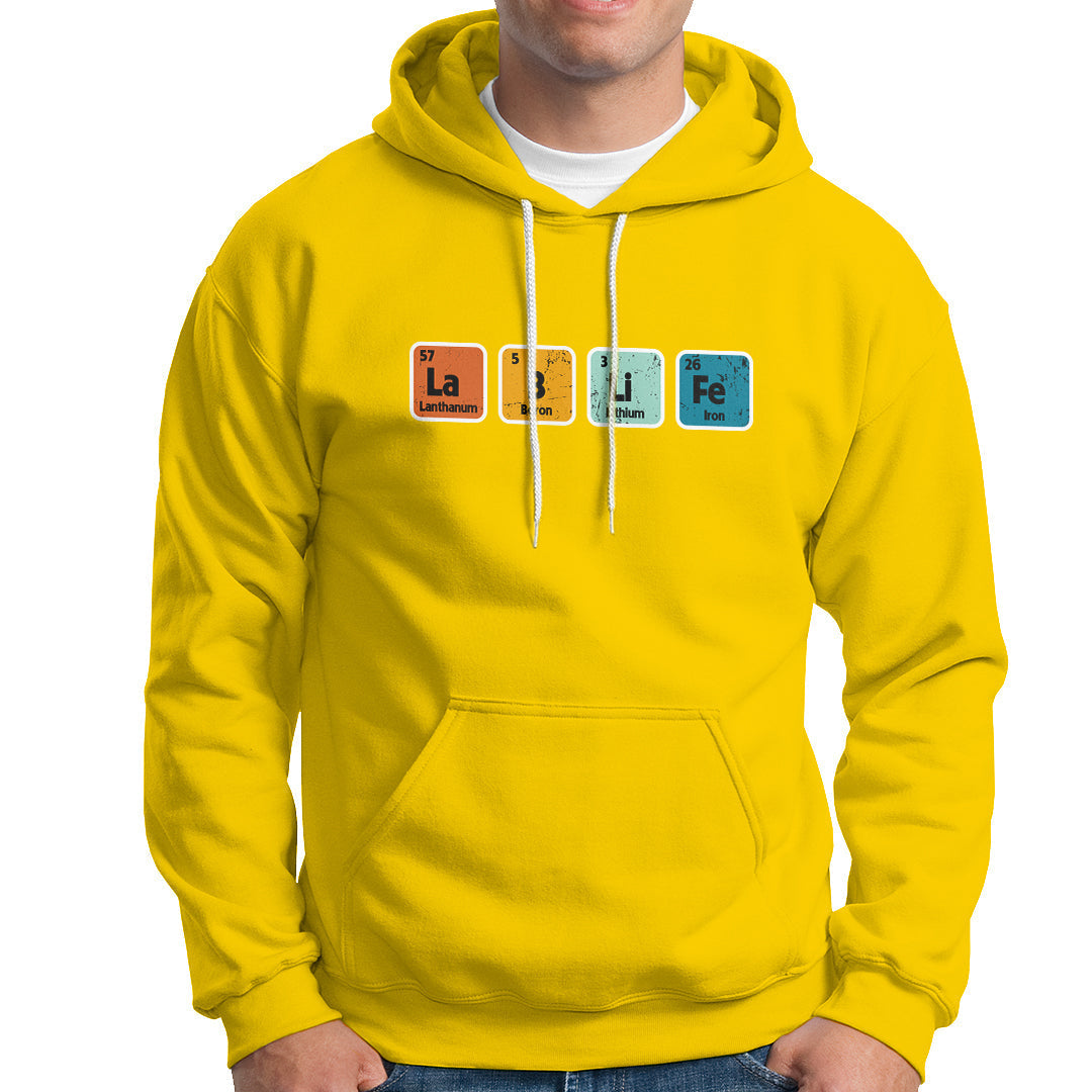 Medical Lab Tech Hoodie Lab Week Funny Lab Life Laboratory Lab Rat Periodic Table - Wonder Print Shop