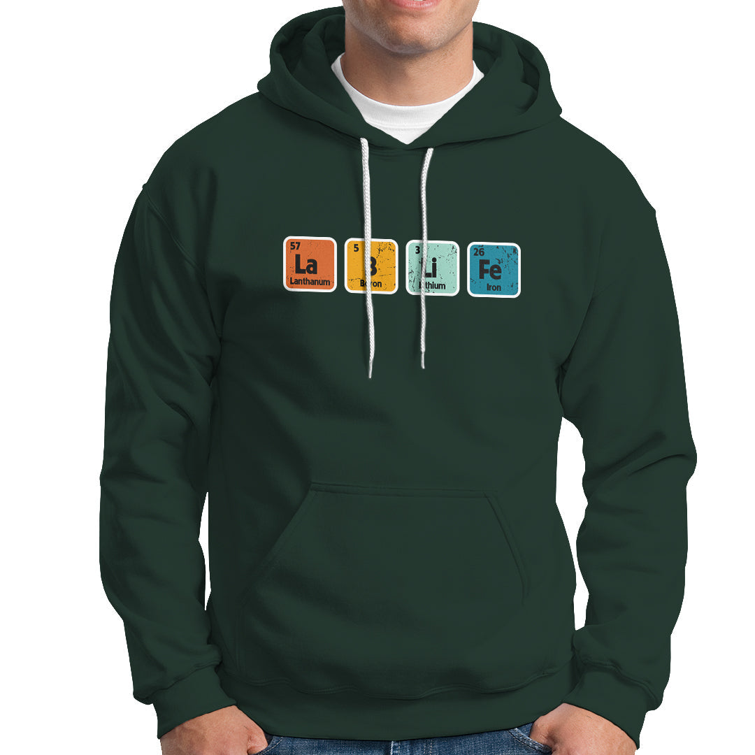 Medical Lab Tech Hoodie Lab Week Funny Lab Life Laboratory Lab Rat Periodic Table - Wonder Print Shop
