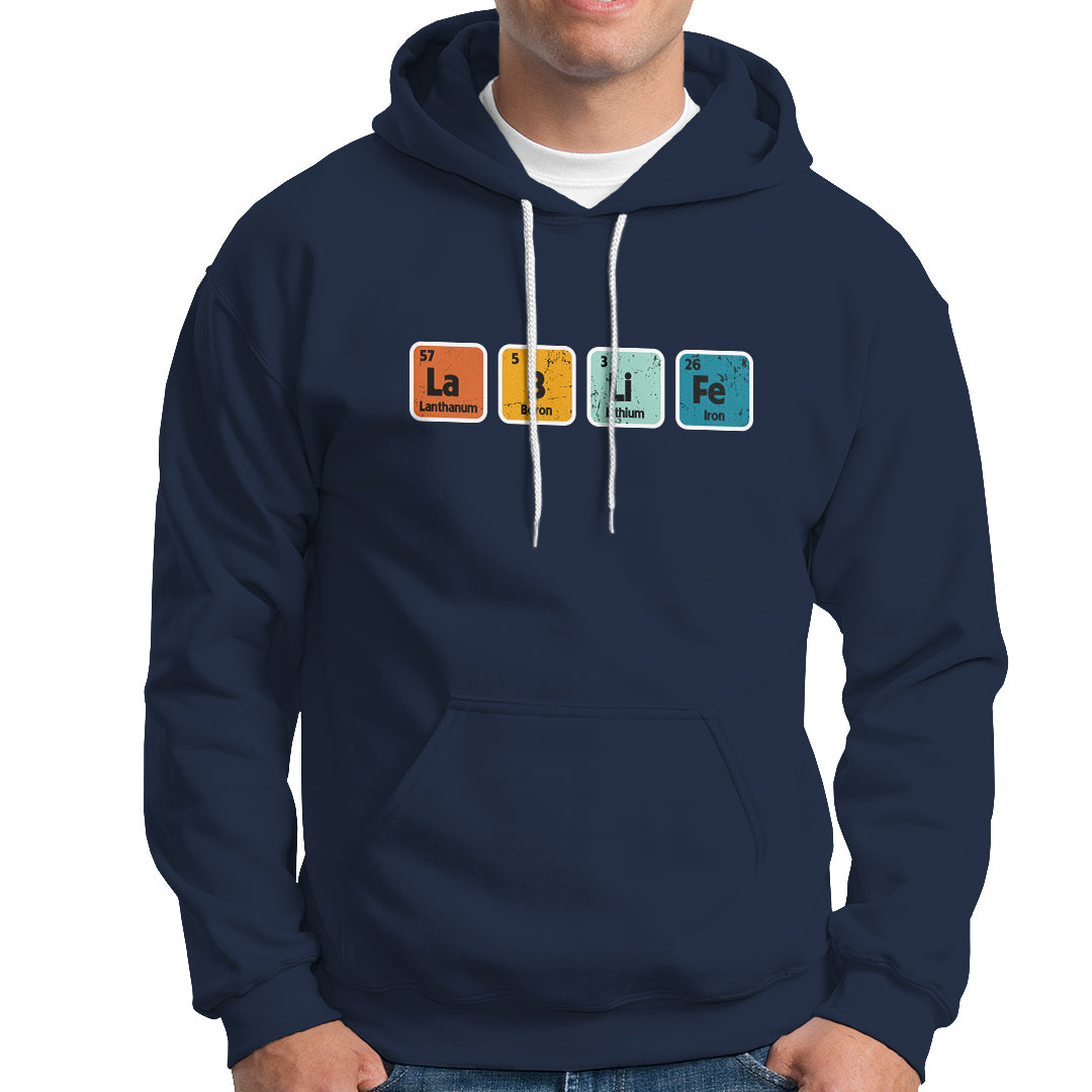 Medical Lab Tech Hoodie Lab Week Funny Lab Life Laboratory Lab Rat Periodic Table - Wonder Print Shop
