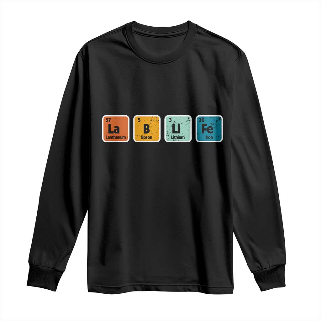 Lab Week Long Sleeve Shirt Funny Lab Life Laboratory Lab Rat Periodic Table