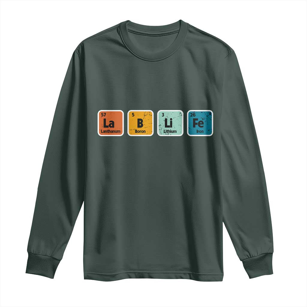 Lab Week Long Sleeve Shirt Funny Lab Life Laboratory Lab Rat Periodic Table