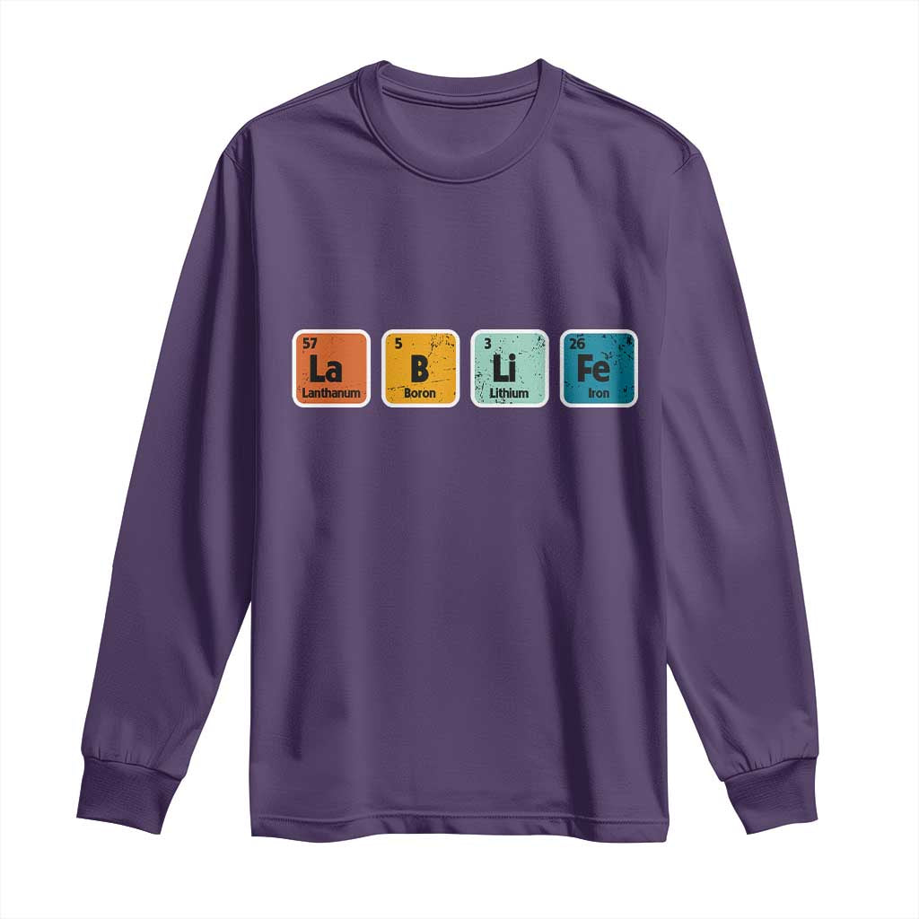 Lab Week Long Sleeve Shirt Funny Lab Life Laboratory Lab Rat Periodic Table