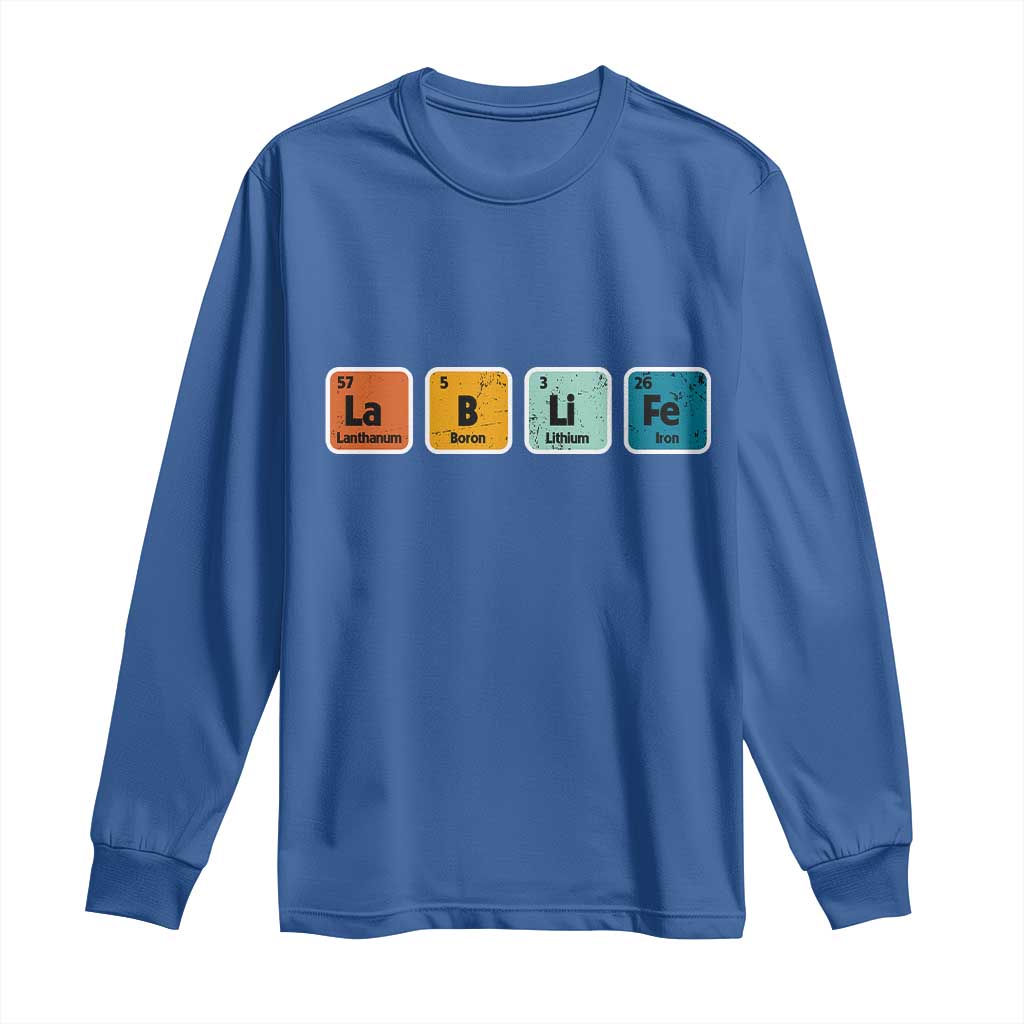 Lab Week Long Sleeve Shirt Funny Lab Life Laboratory Lab Rat Periodic Table