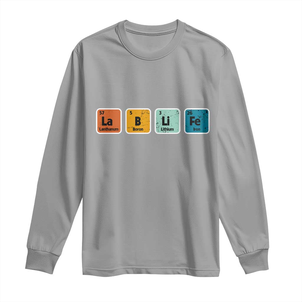 Lab Week Long Sleeve Shirt Funny Lab Life Laboratory Lab Rat Periodic Table