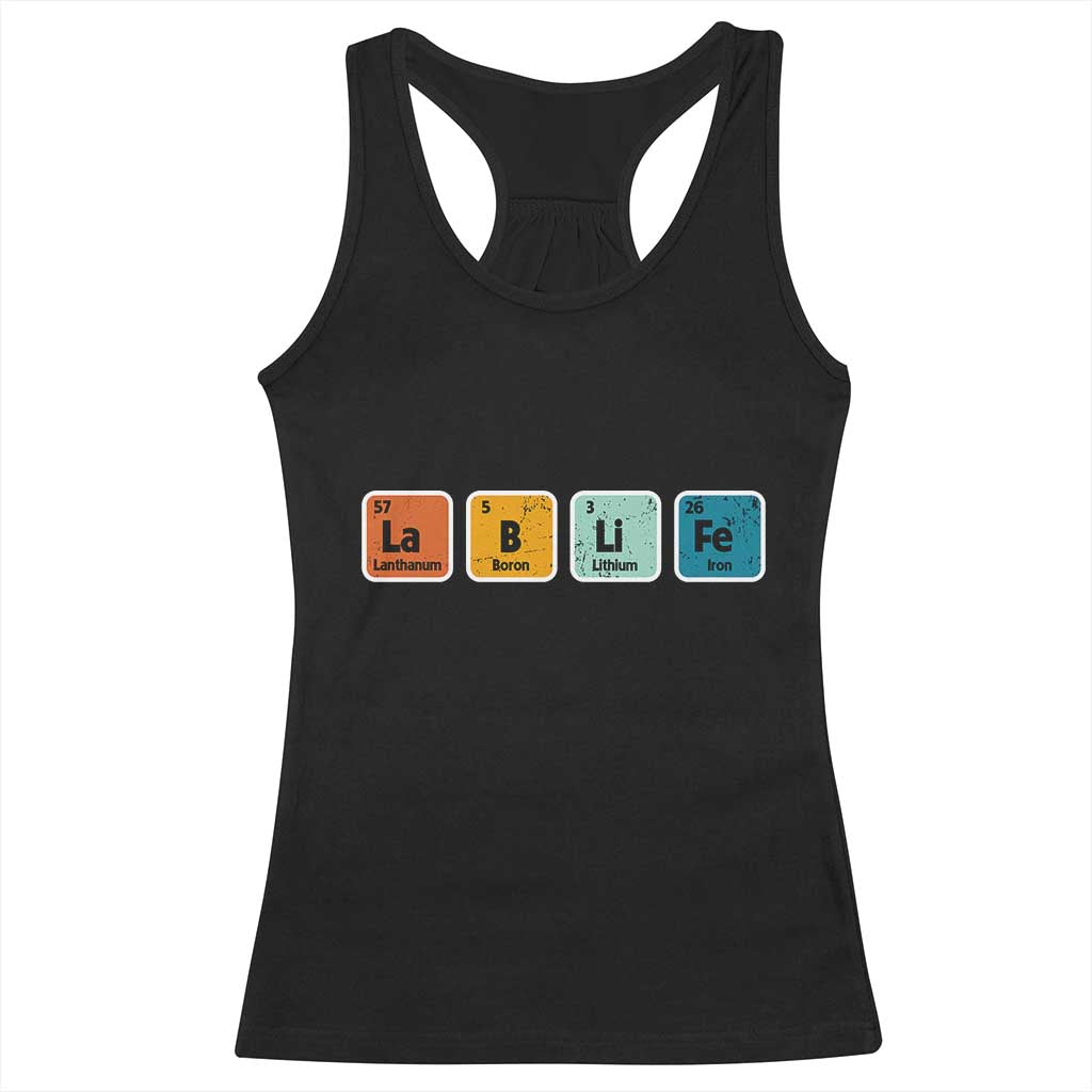 Lab Week Racerback Tank Top Funny Lab Life Laboratory Lab Rat Periodic Table