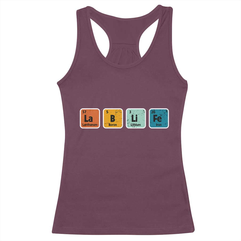 Lab Week Racerback Tank Top Funny Lab Life Laboratory Lab Rat Periodic Table