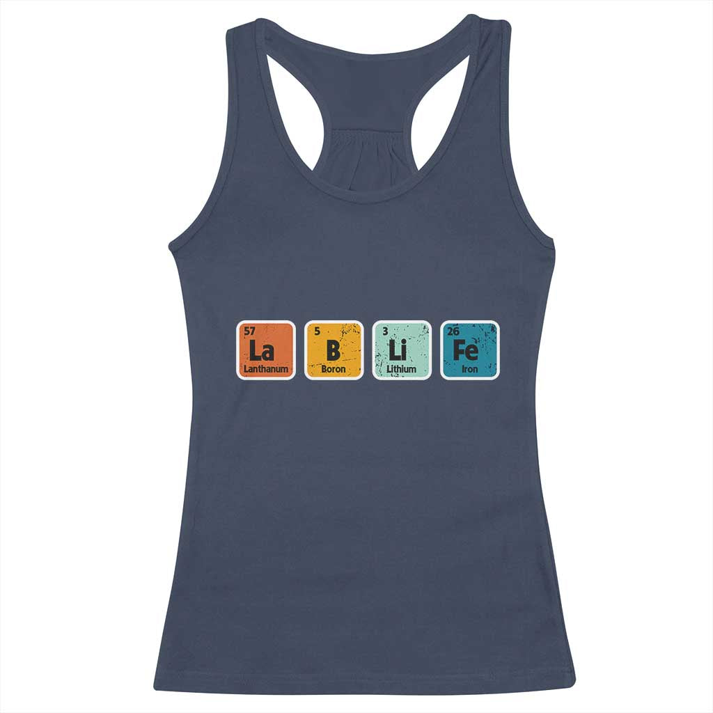 Lab Week Racerback Tank Top Funny Lab Life Laboratory Lab Rat Periodic Table