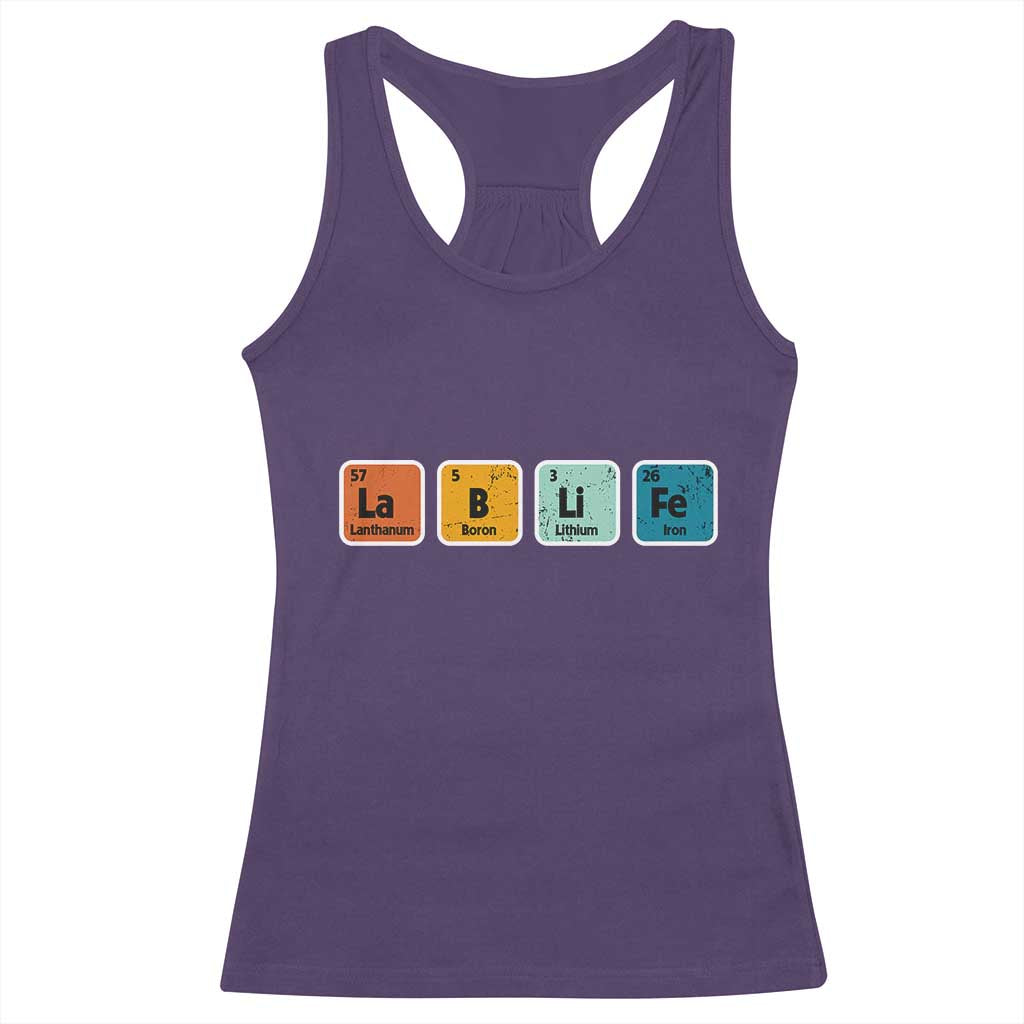Lab Week Racerback Tank Top Funny Lab Life Laboratory Lab Rat Periodic Table