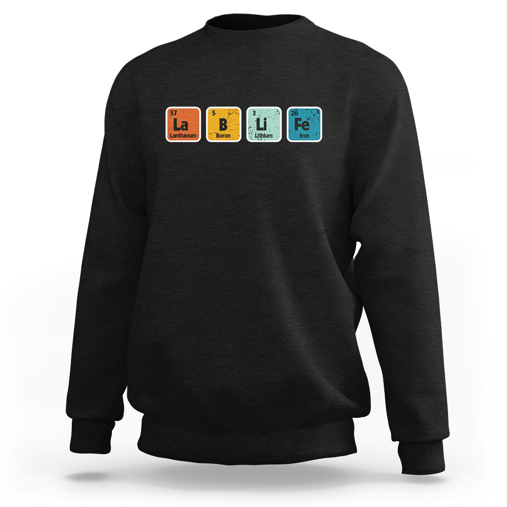 Medical Lab Tech Sweatshirt Lab Week Funny Lab Life Laboratory Lab Rat Periodic Table - Wonder Print Shop