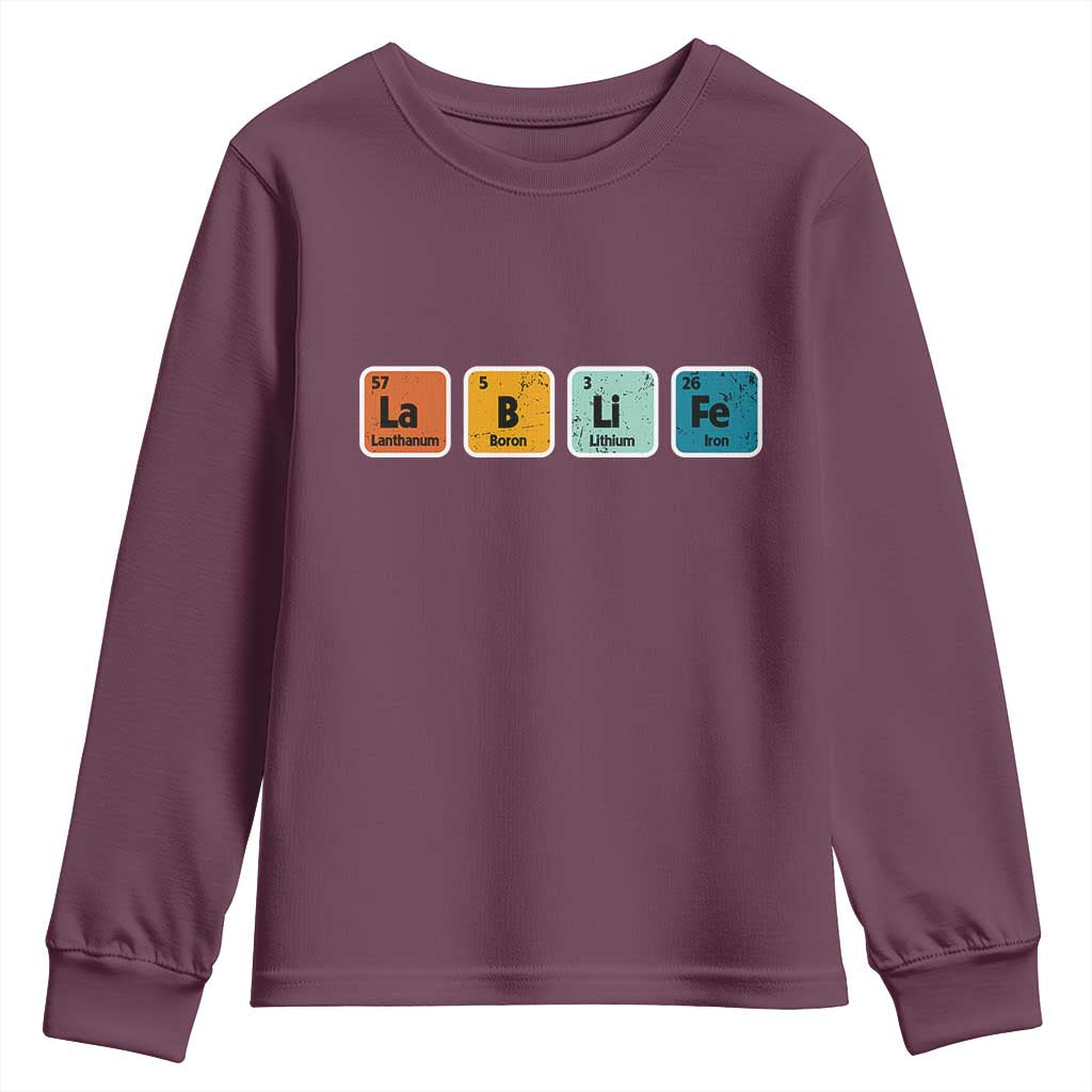 Lab Week Youth Sweatshirt Funny Lab Life Laboratory Lab Rat Periodic Table