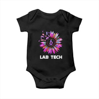 Lab Week Baby Onesie Lab Tech Sunflower Med Tech Medical Lab Technician