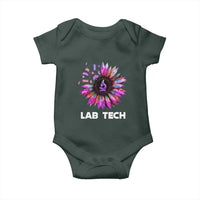 Lab Week Baby Onesie Lab Tech Sunflower Med Tech Medical Lab Technician