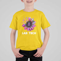 Lab Week T Shirt For Kid Lab Tech Sunflower Med Tech Medical Lab Technician