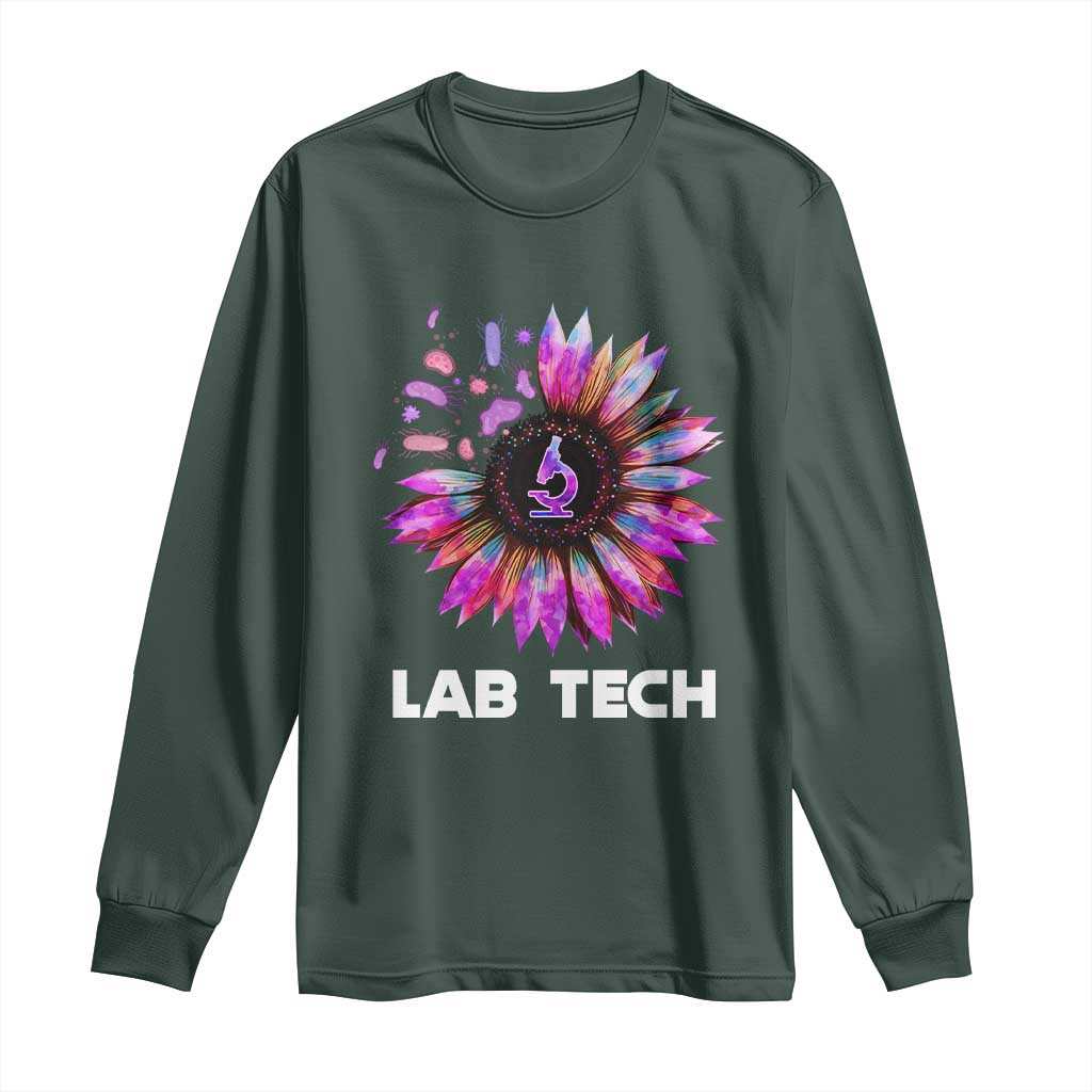Lab Week Long Sleeve Shirt Lab Tech Sunflower Med Tech Medical Lab Technician
