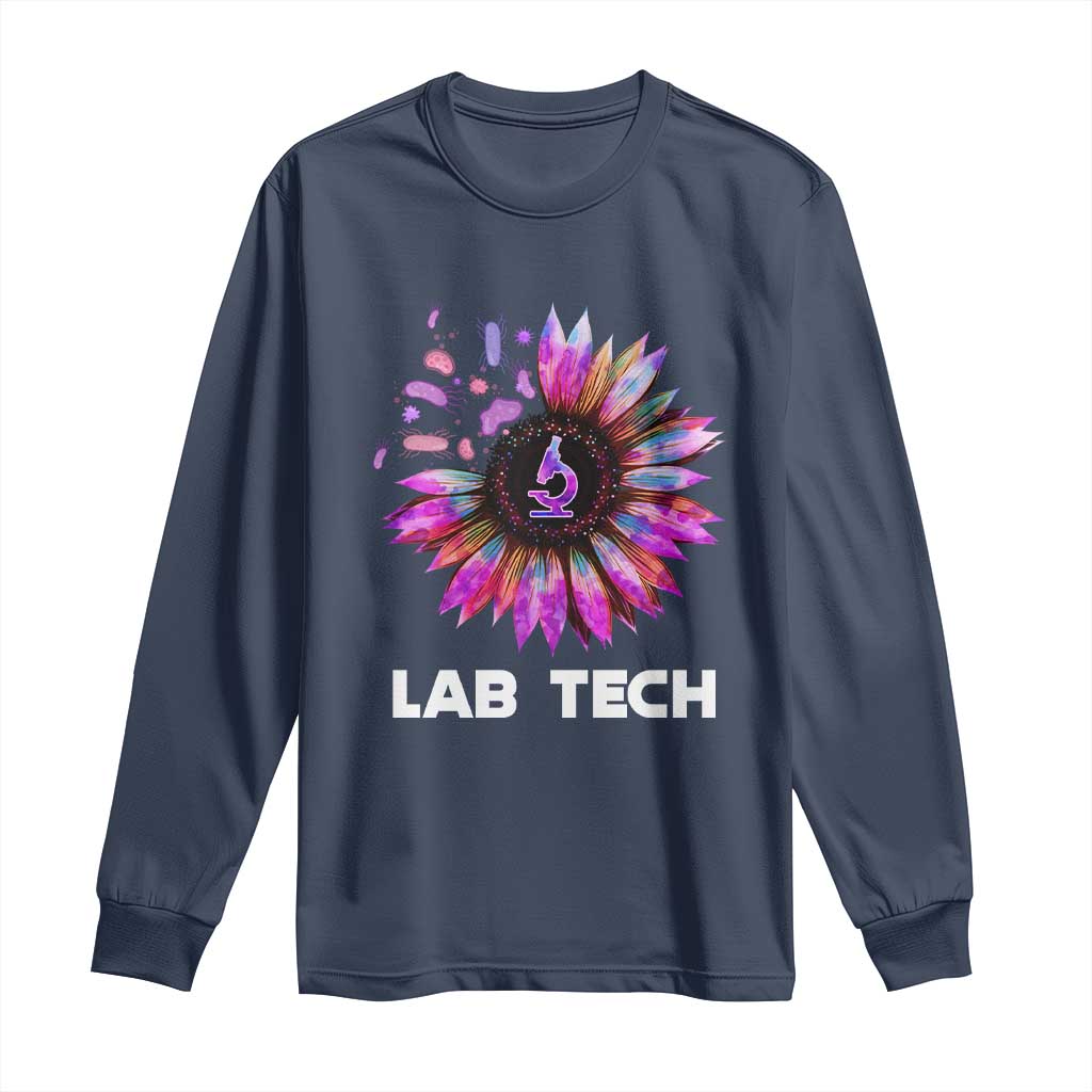 Lab Week Long Sleeve Shirt Lab Tech Sunflower Med Tech Medical Lab Technician