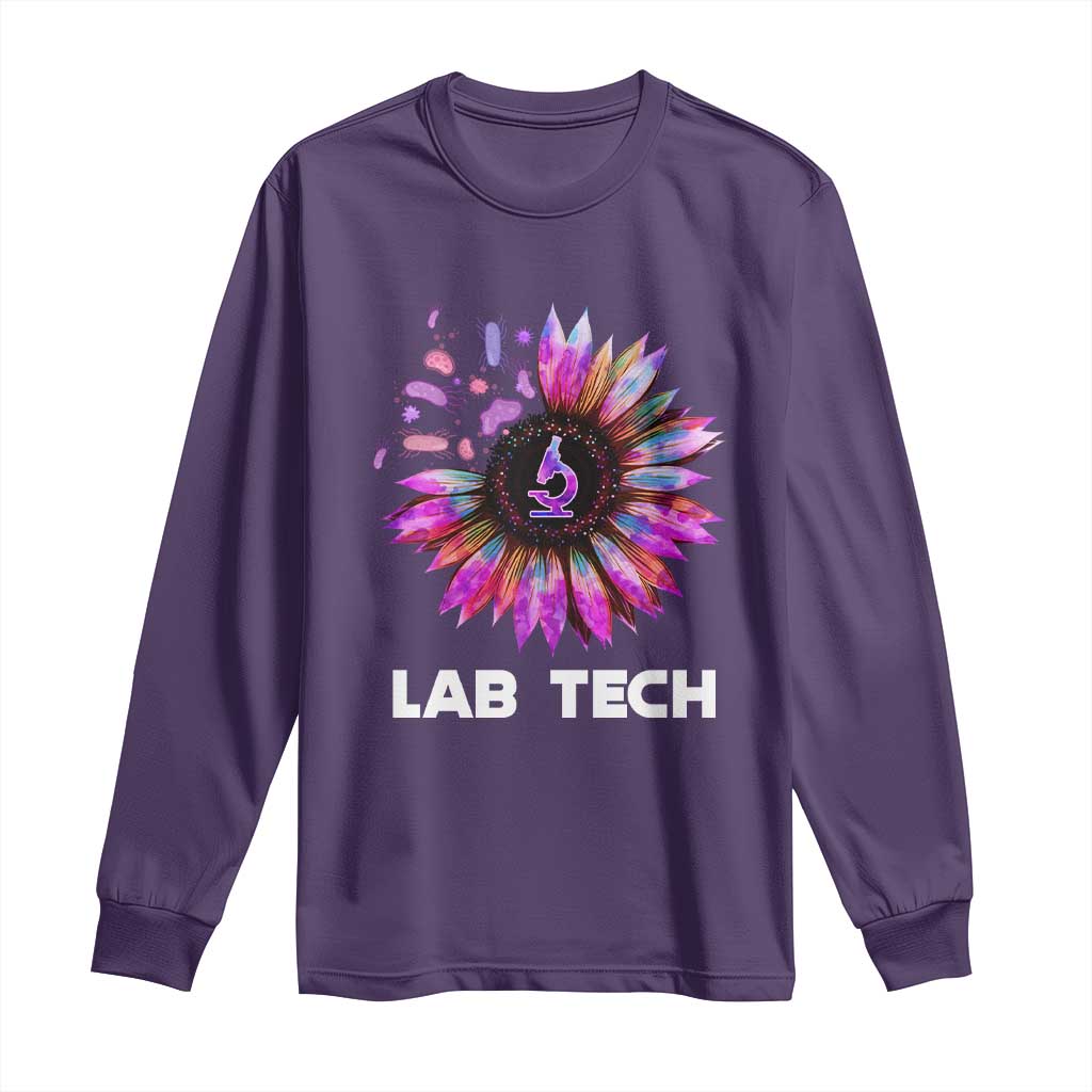 Lab Week Long Sleeve Shirt Lab Tech Sunflower Med Tech Medical Lab Technician