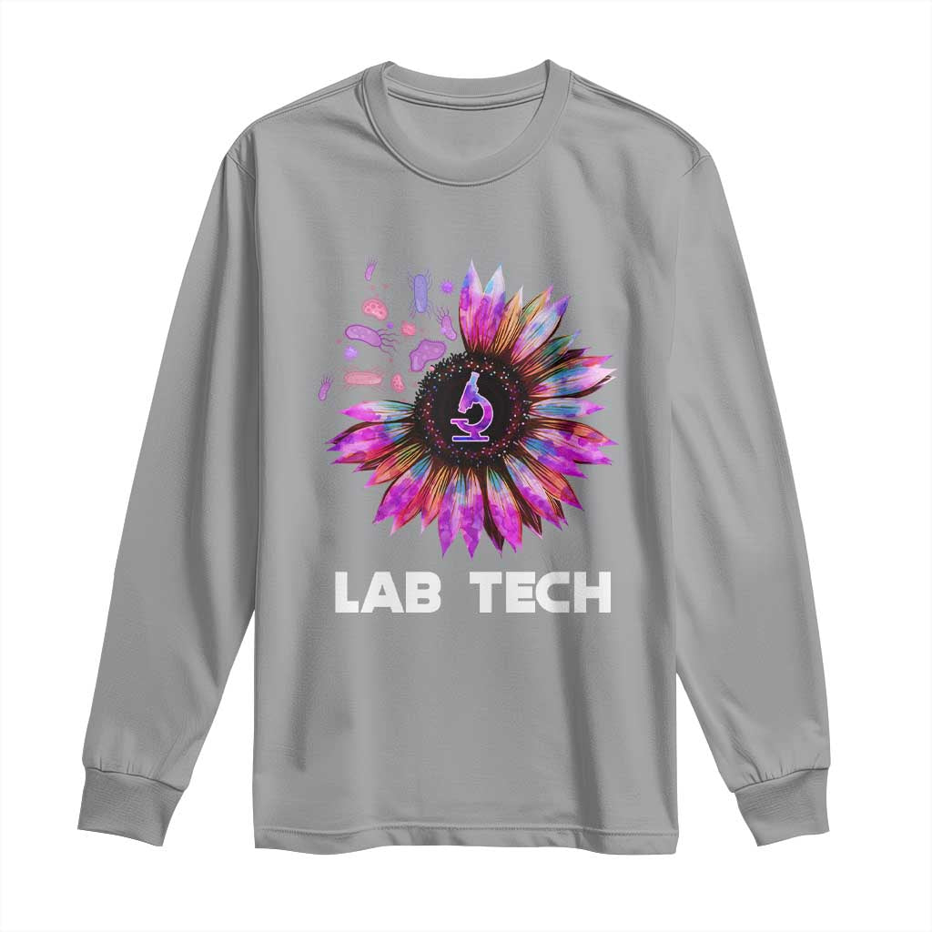 Lab Week Long Sleeve Shirt Lab Tech Sunflower Med Tech Medical Lab Technician