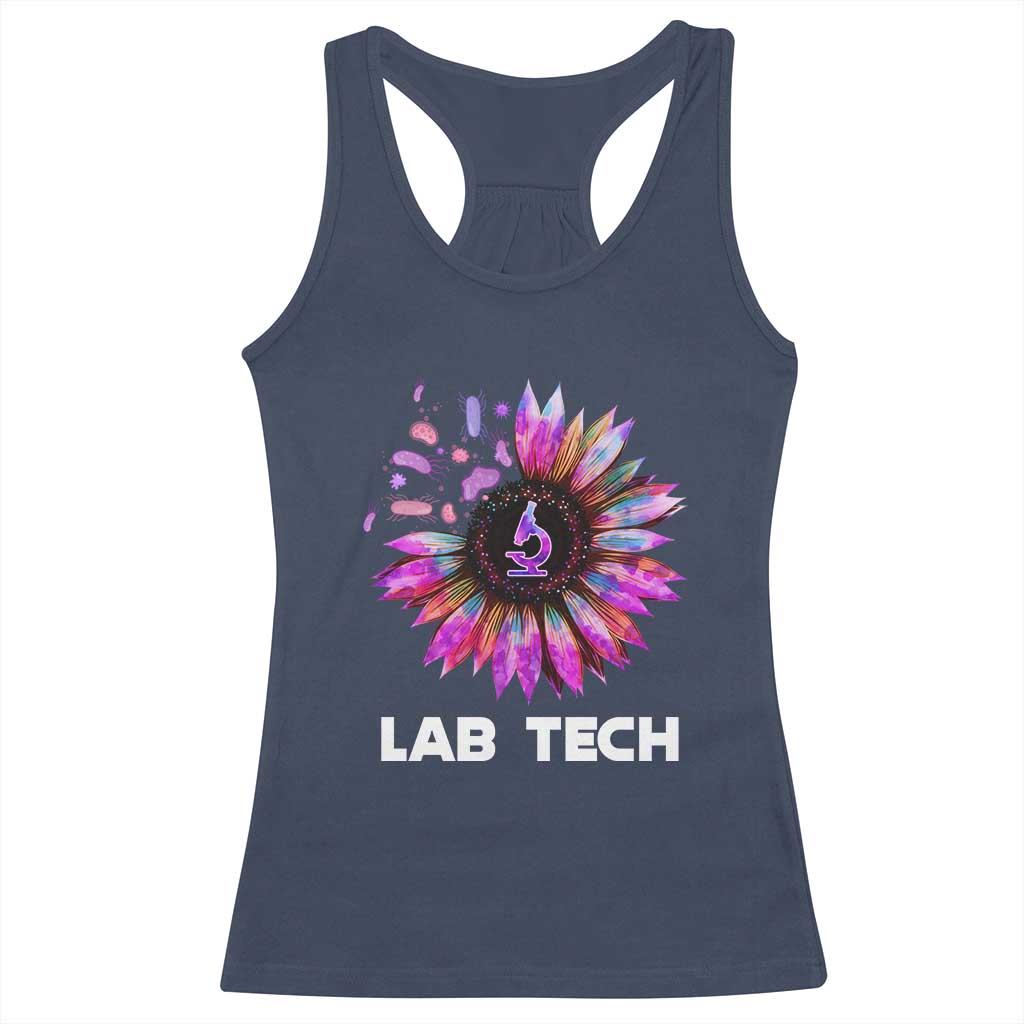 Lab Week Racerback Tank Top Lab Tech Sunflower Med Tech Medical Lab Technician