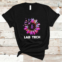 Medical Lab Tech T Shirt Lab Week Lab Tech Sunflower Med Tech Medical Lab Technician - Wonder Print Shop