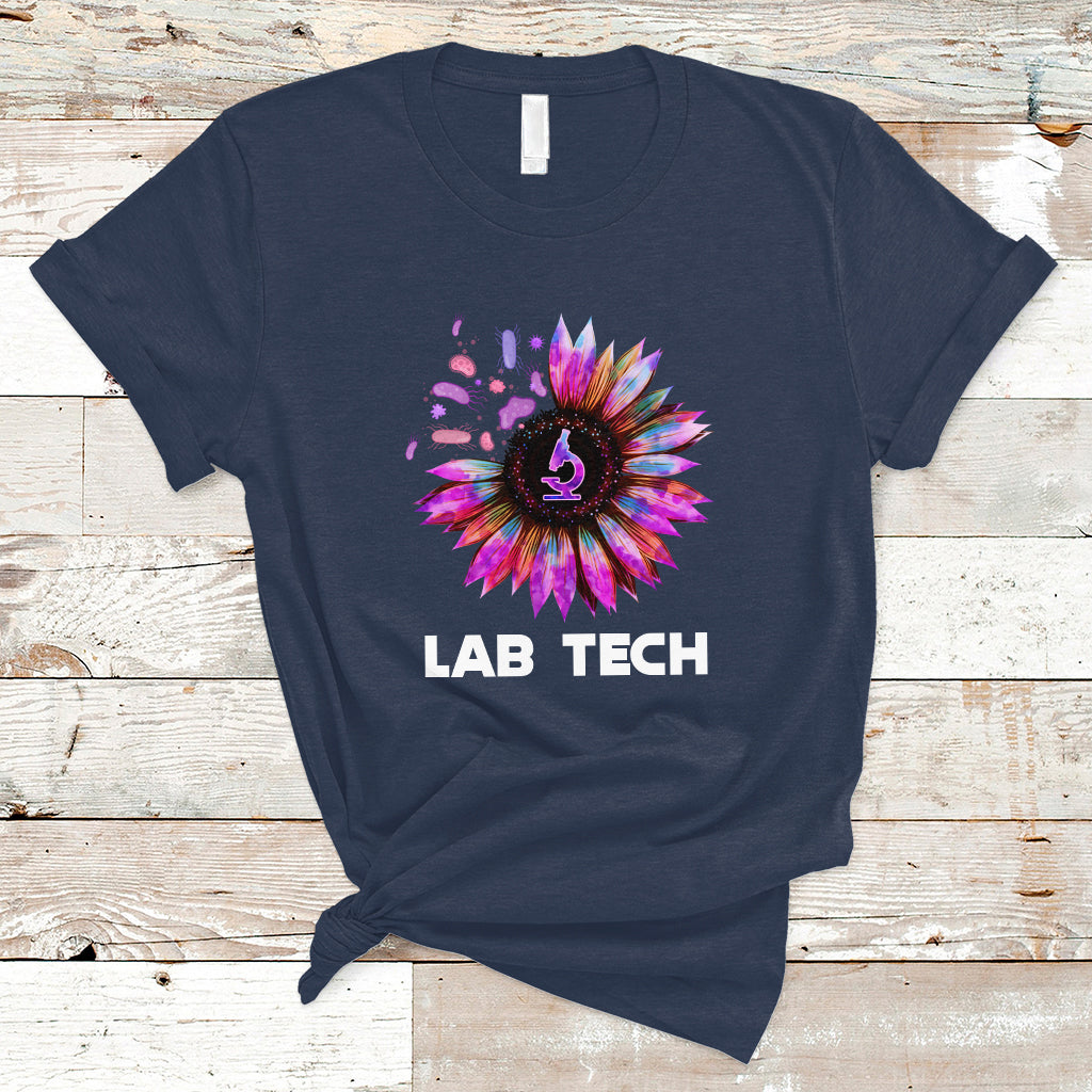 Medical Lab Tech T Shirt Lab Week Lab Tech Sunflower Med Tech Medical Lab Technician - Wonder Print Shop